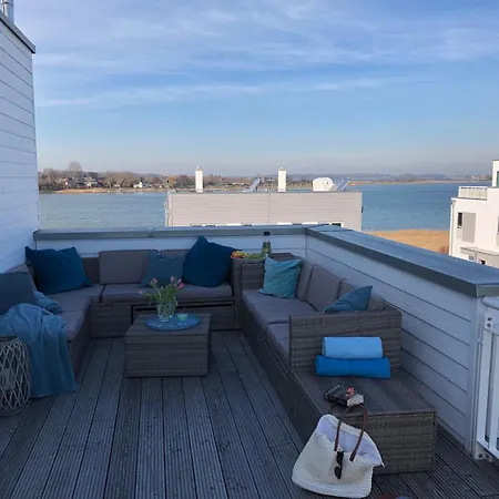 Feriehus Schleivilla Hafenmeister By Seeblick Ferien Oro, Billardtisch, Kamin, Sauna